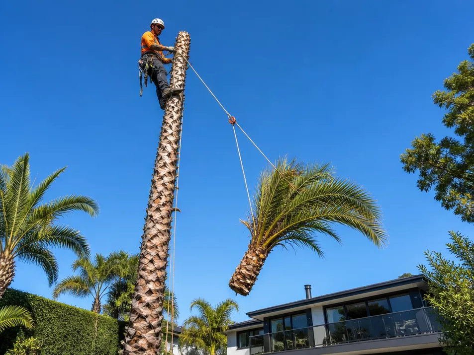 Professional palm tree removal in Dromana, Victoria
