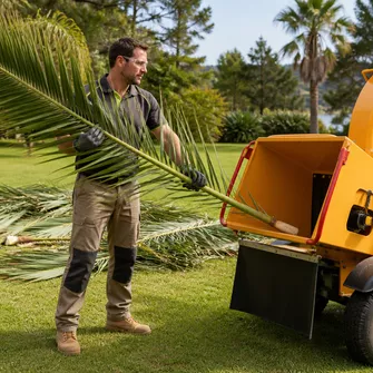 Palm frond removal Dromana Vic