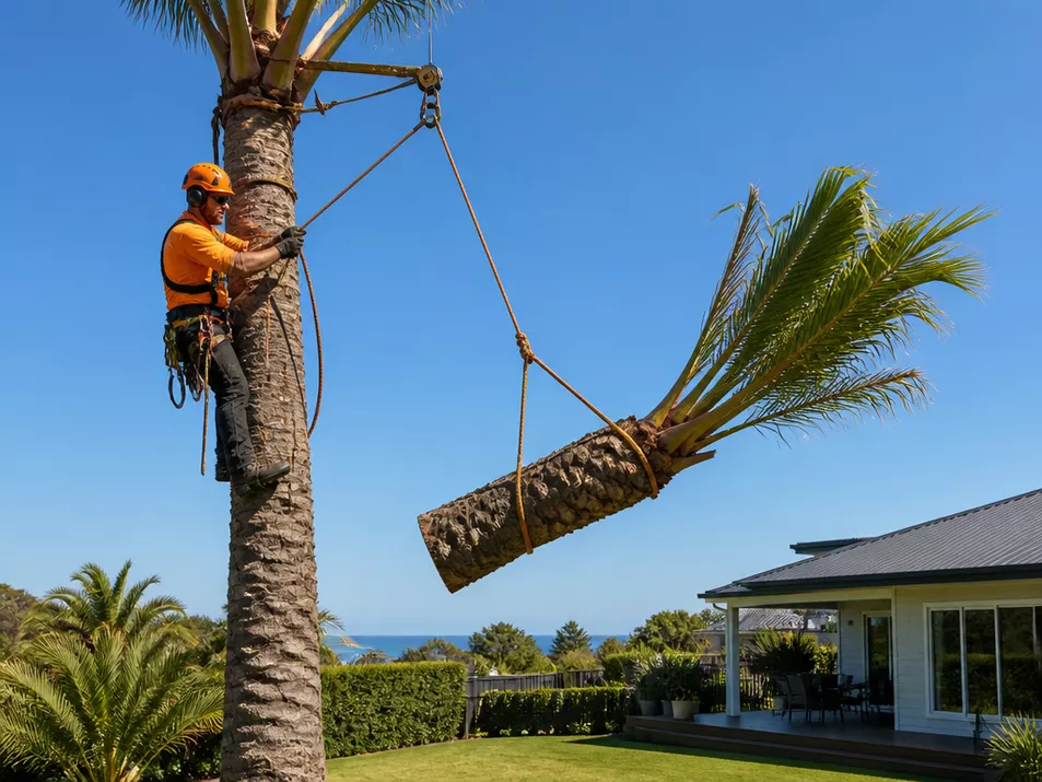 Palm tree removal in Mornington, VIC