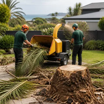 Overgrown Palm Tree Removal Mornington Vic