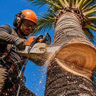 Palm tree cutting service, Portsea VIC