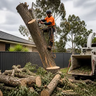 Land clearing project with machinery in Carrum Downs