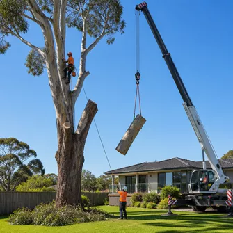 Large tree removal in Mount Eliza