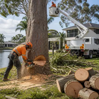 Palm tree removal in Patterson Lakes