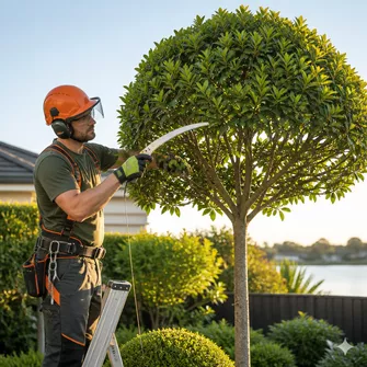 Tree pruning and shaping in Patterson Lakes