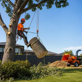 Large tree removal in Skye